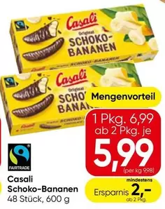Fairtrade - Schoko-Bananen