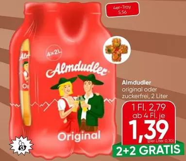 Almdudler original oder zuckerfrei