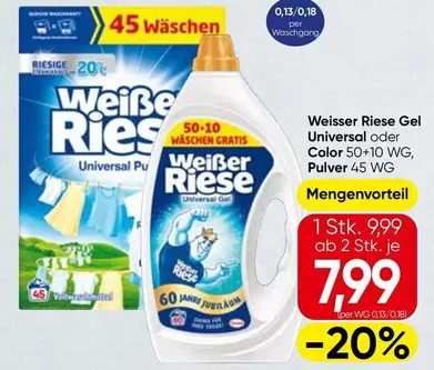 Universal oder Color 50+10 WG, Pulver 45 WG