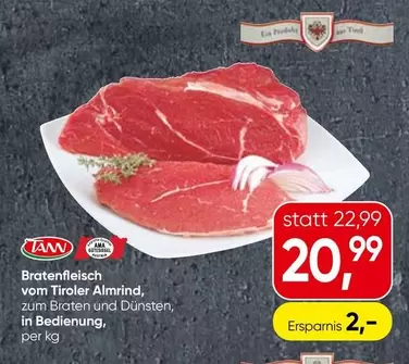 Ama - Bratenfeisch vom Tiroler Almrind
