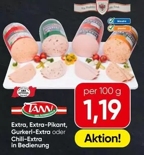 Ama - Tann Extra, Extra-Pikant, Gurkerl-Extra oder Chili-Extra