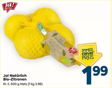 Natürlich Bio-Zitronen