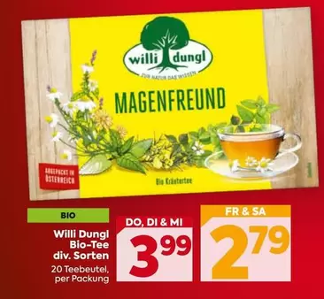 Bio - Magenfreund -Tee