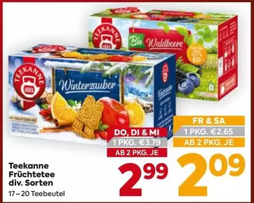 Bio - Früchtetee div. Sorten