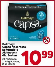 Capsa Nespresso-kompatible Alukapseln