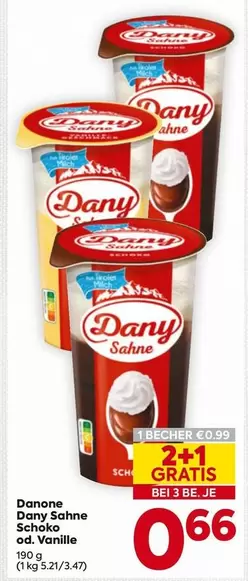 Dany Sahne Schoko od. Vanille