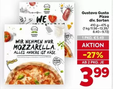 Pizza div. Sorten