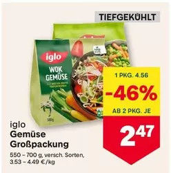 Gemüse Großpackung