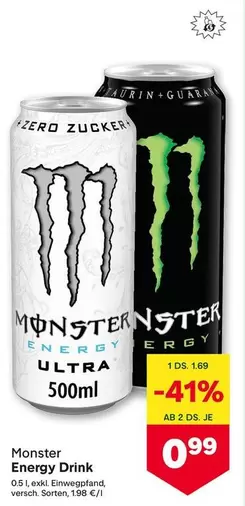 Monster - Energy Drink Ultra 500ml