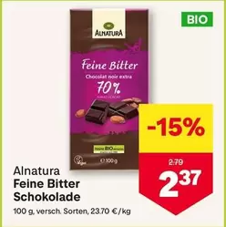 Bio - Feine Bitter Schokolade