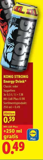 KONG STRONG Energy Drink