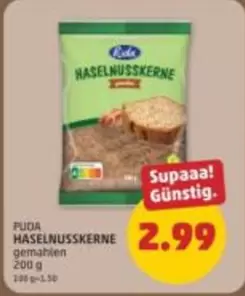 HASSELNUSSKERNE gemahlen