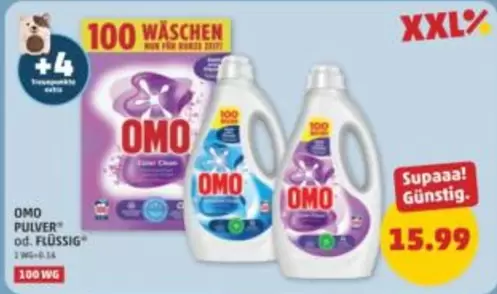 OMO PULVER od. FLÜSSIG