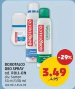 DEO SPRAY od. ROLL-ON