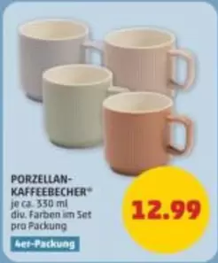PORZELLAN-KAFFEEBECHER
