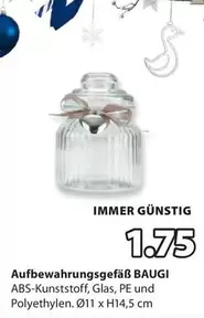 Aufbewahrungsgefäß BAU