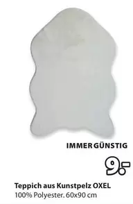 Teppich aus Kunstpelz