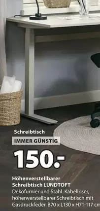 Schreibtisch LUNDTOFT