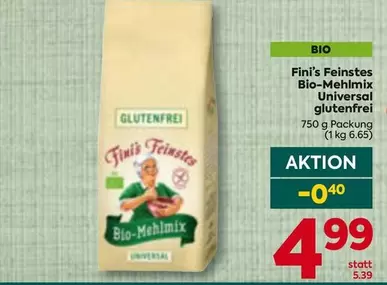 Bio - Fini's Feinste -Mehlmix Universal glutenfrei