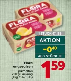 Flora ungesalzen