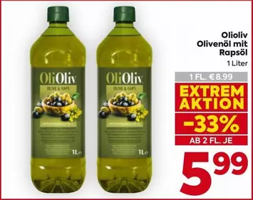 Olivenöl mit Rapsöl