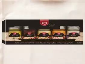 Saucen-Geschenkbox