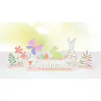 buttinette Bastel-Set "Frühlingshafte Papierdraht-Deko"