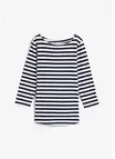 Shirt mit U-Boot-Ausschnitt
