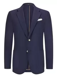 Blazer Giornos mit Einstecktuch und Goldknöpfen, Shaped Fit