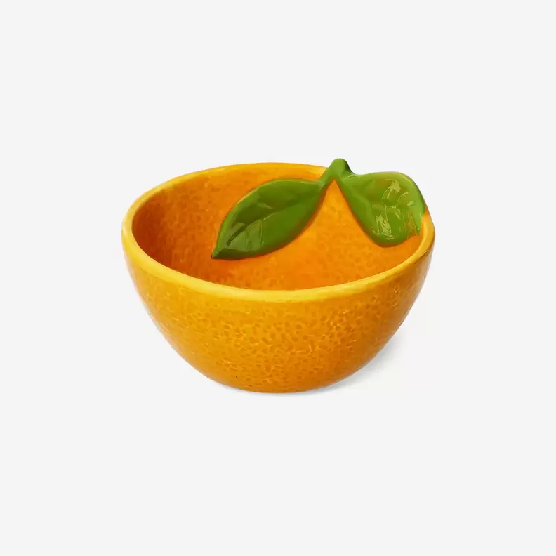 Orangefarbene Schale - medium
