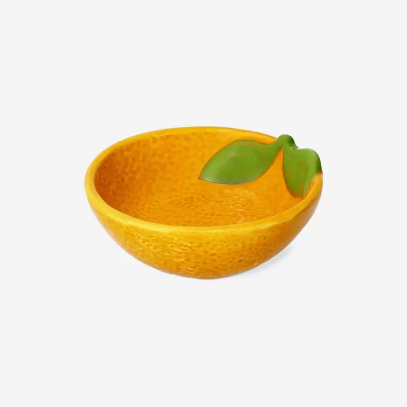 Orangefarbene Schale - klein