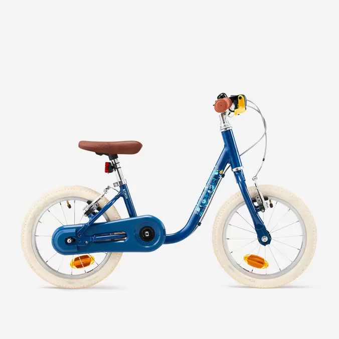 Kinderfahrrad 2-in-1 Laufrad 14 Zoll 3-5 Jahre Discover 900 blau