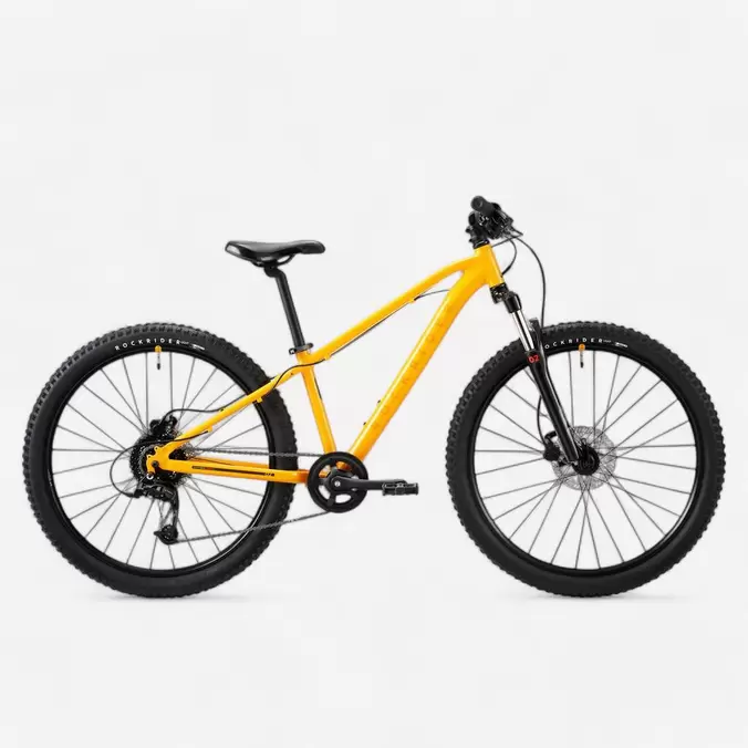 Kinderfahrrad Mountainbike 26 Zoll Rockrider Expl 900 gelb
