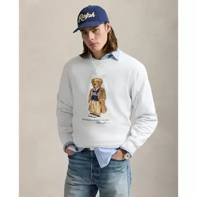 Fleece-Sweatshirt mit Polo Bear