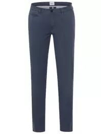 Chino Fabio mit Stretch und Pin-Point-Muster, Modern Fit