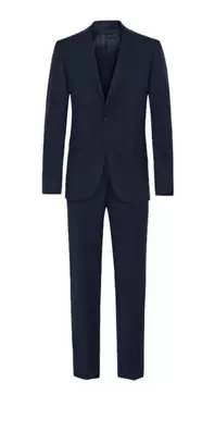 Anzug aus feiner Schurwolle, Slim Fit