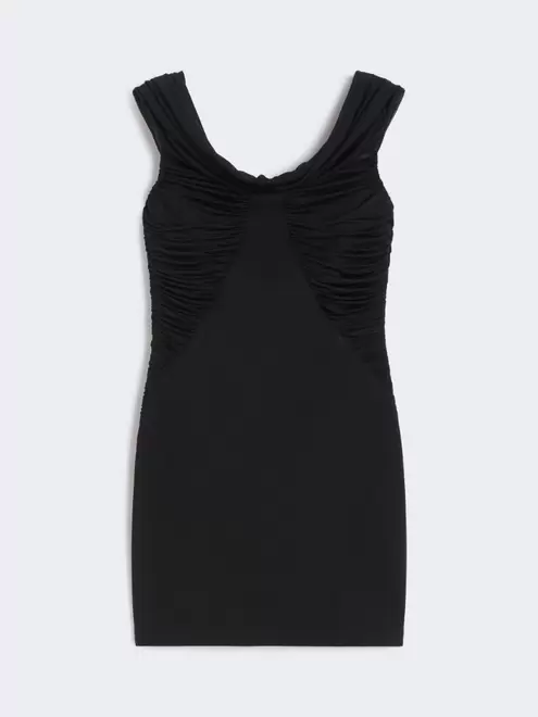 Off-shoulder-Kleid aus Viskosejersey