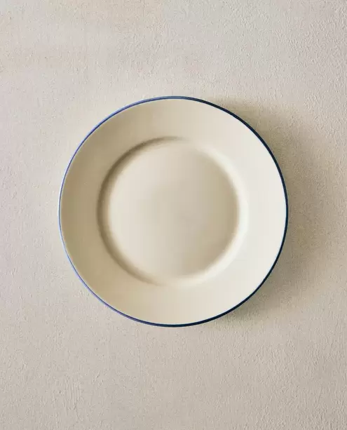 PLATO POSTRE GRES FILO