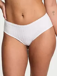 Stretch Cotton Rib Hiphugger Panty