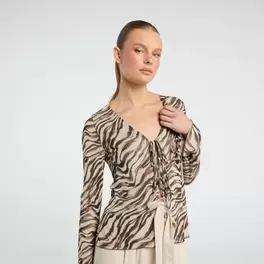 Langarmshirt mit Schnürung