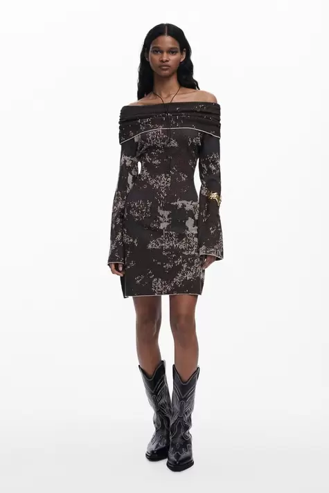Enges Bardot-Kleid