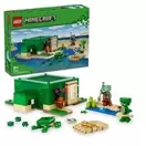 LEGO Minecraft 21254 Das Schildkrötenstrandhaus, Spielzeug-Haus mit Tieren