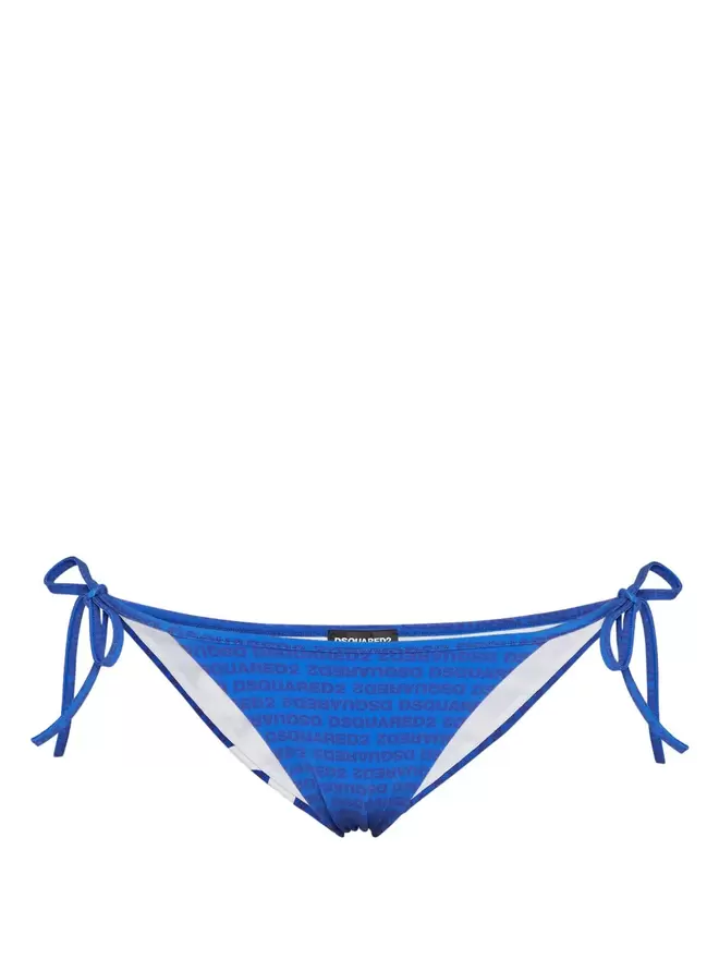 Bikinihöschen mit Logo-Print