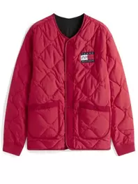 Wendejacke F1 mit Logo-Aufnähern und Steppmuster