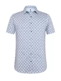 Softes Jersey-Kurzarmhemd mit geometrischem Print