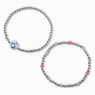 Jeweled Disco Ball Stretch Bracelets - 2 Pack