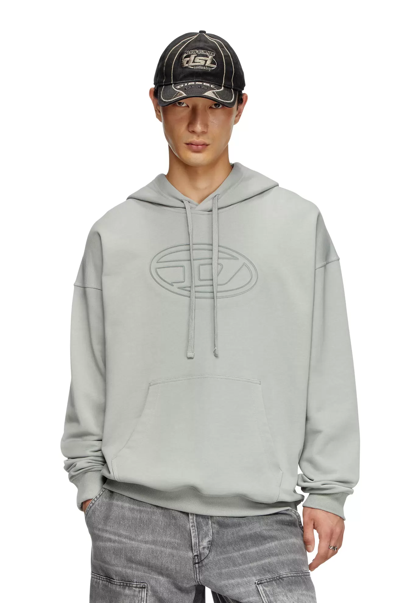 Hoodie mit Oval D-Prägung