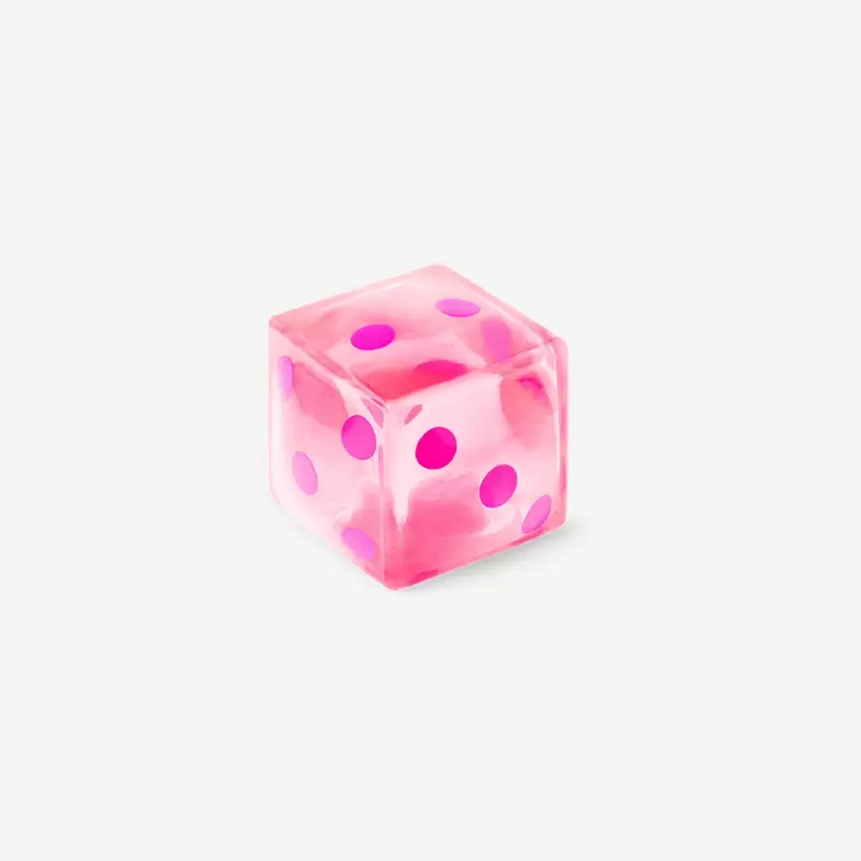 Drückspielzeug - Rosa Würfel