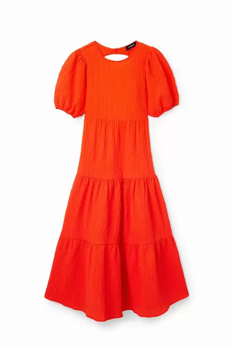 Midikleid Rückenausschnitt