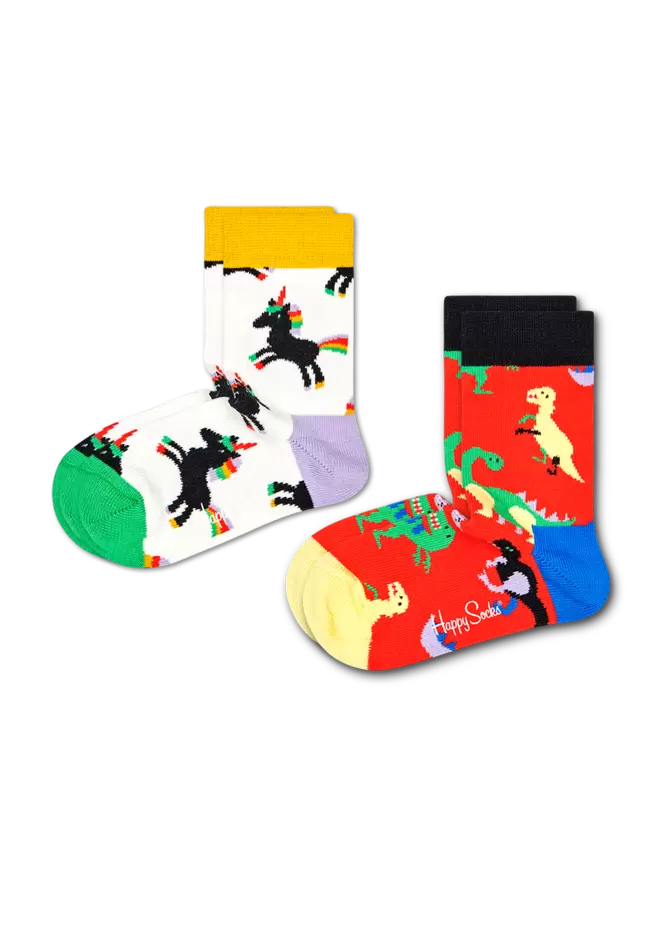 2-Pack Kids Dinosaur Sock